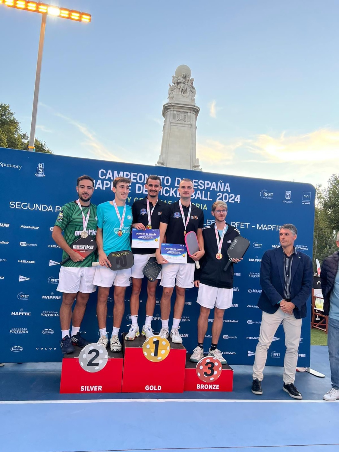 Dos rinconeros, campeones de España de Pickleball